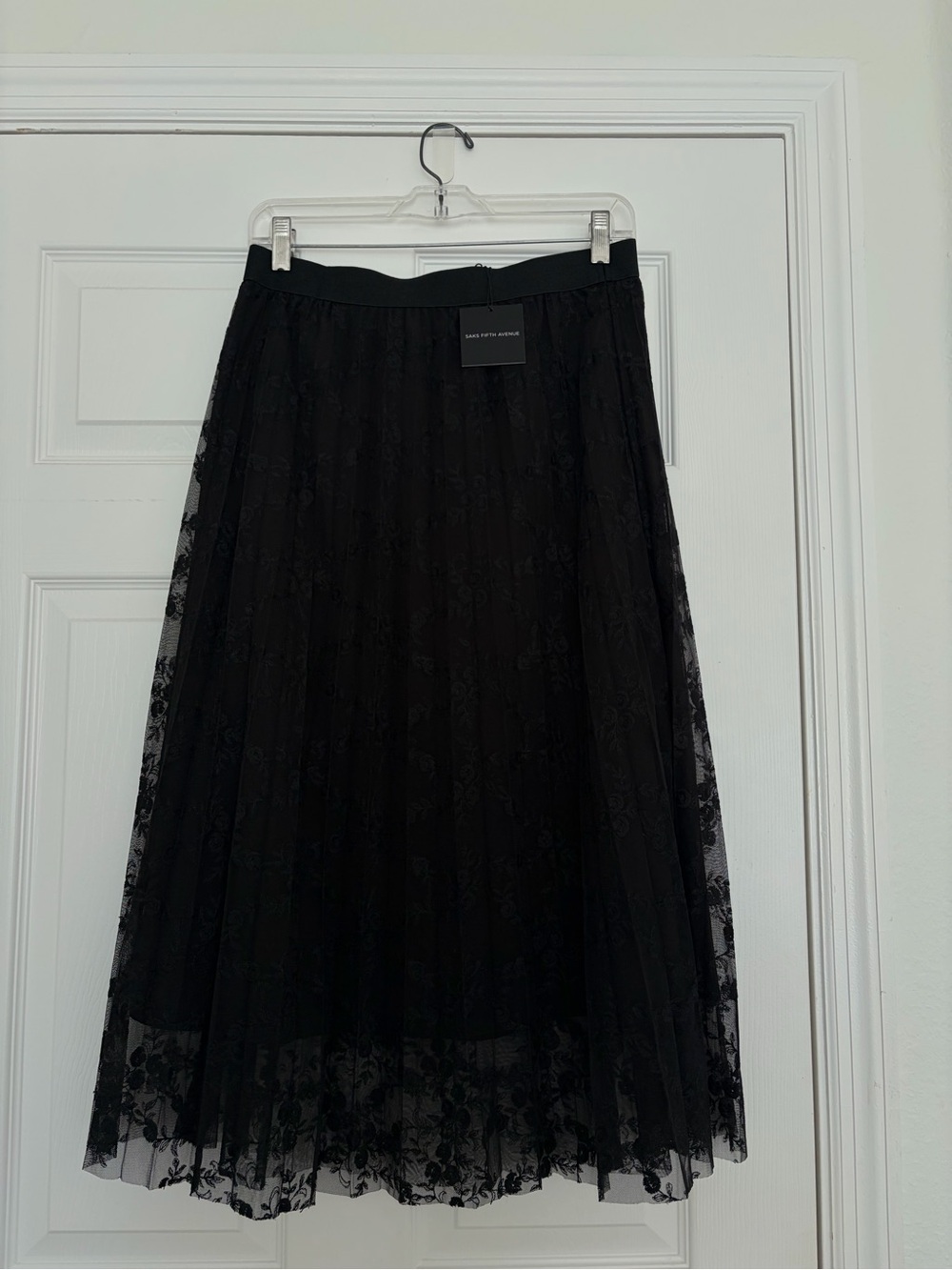Saks fifth avenue Black Lace Skirt - Women